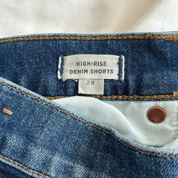 Madewell high rise denim shorts size 28 - Picture 4 of 5